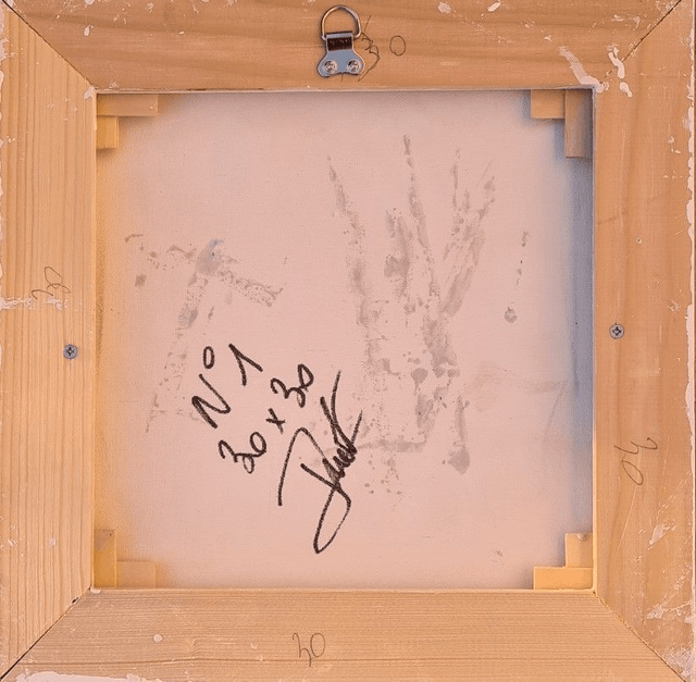 NUMERO 1    (30x30cm)