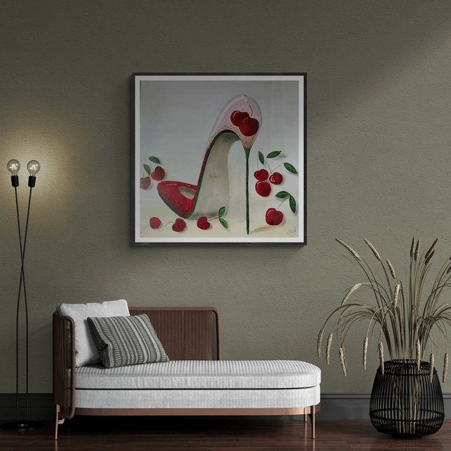L'escarpin aux cerises 80x80