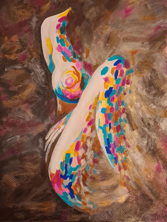 Femme nue 70x90