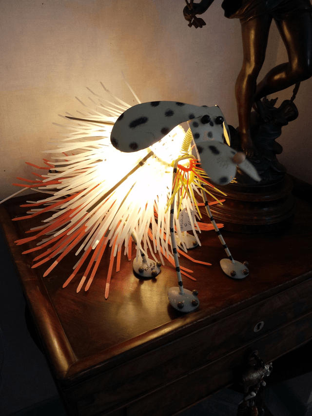 Lampe "Marsupilami"  H25cm