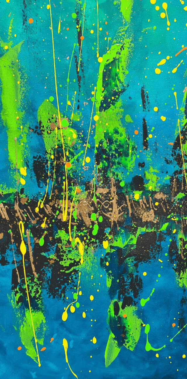 PYROTECHNIQUE 3 - 80 x 120 cm