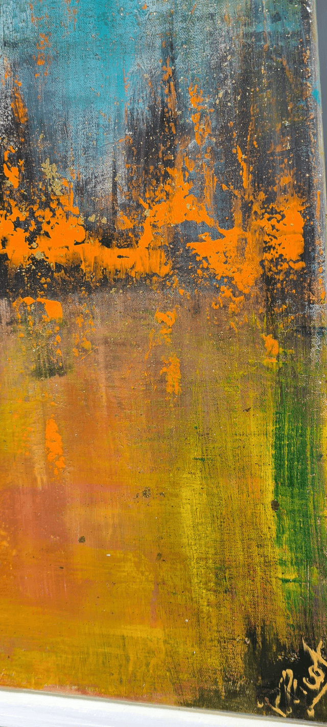 PYROTECHNIQUE 6 - 80 x 80 cm