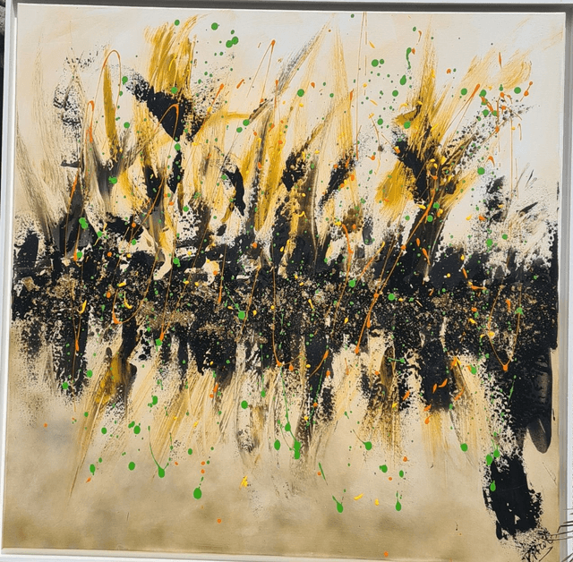 PYROTECHNIQUE 4 - 100 X 100 cm