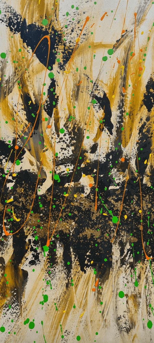 PYROTECHNIQUE 4 - 100 X 100 cm