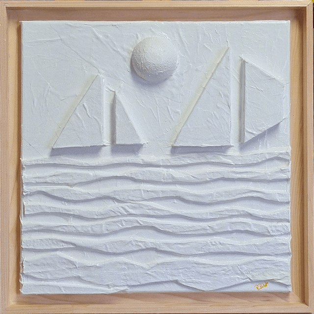 Rêve blanc 1  (40x40)