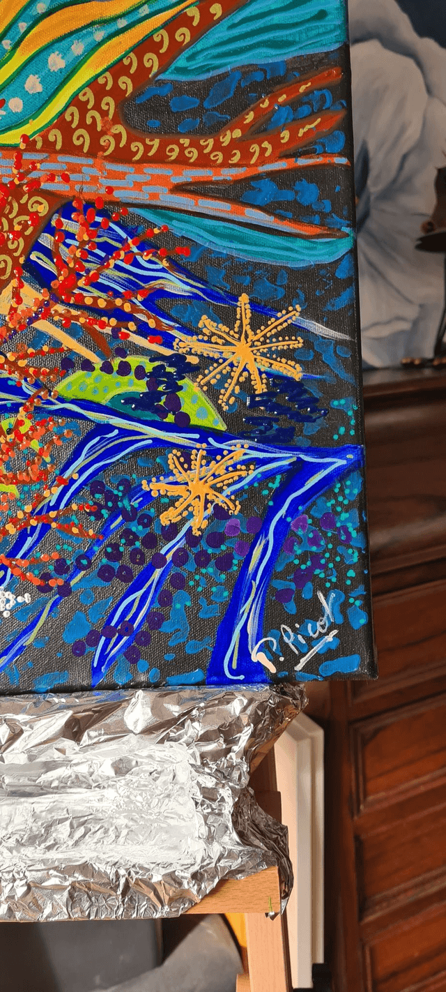 LES CORAUX   60x60cm