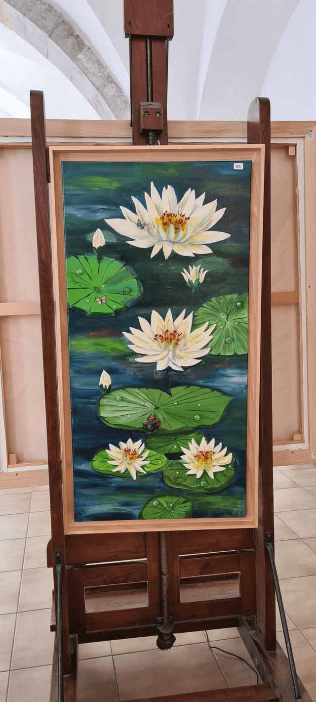 les nénuphars 50x100