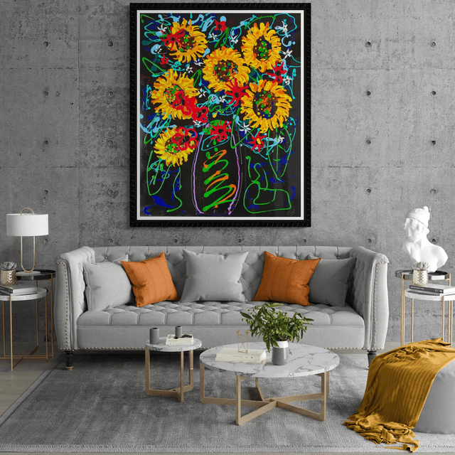 Les tournesols 81x100