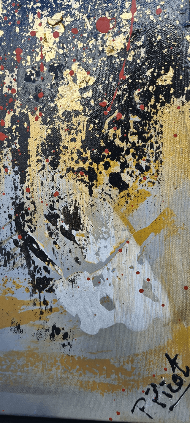 PYROTECHNIQUE 1 - 80 x 80 cm