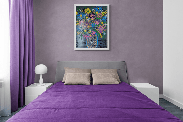 Le bouquet 60x80