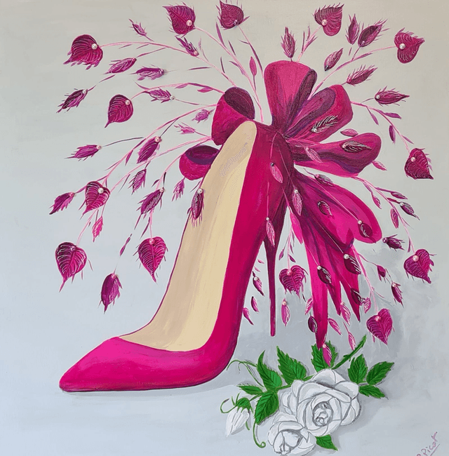 l'escarpin "Lido" rose 80x80
