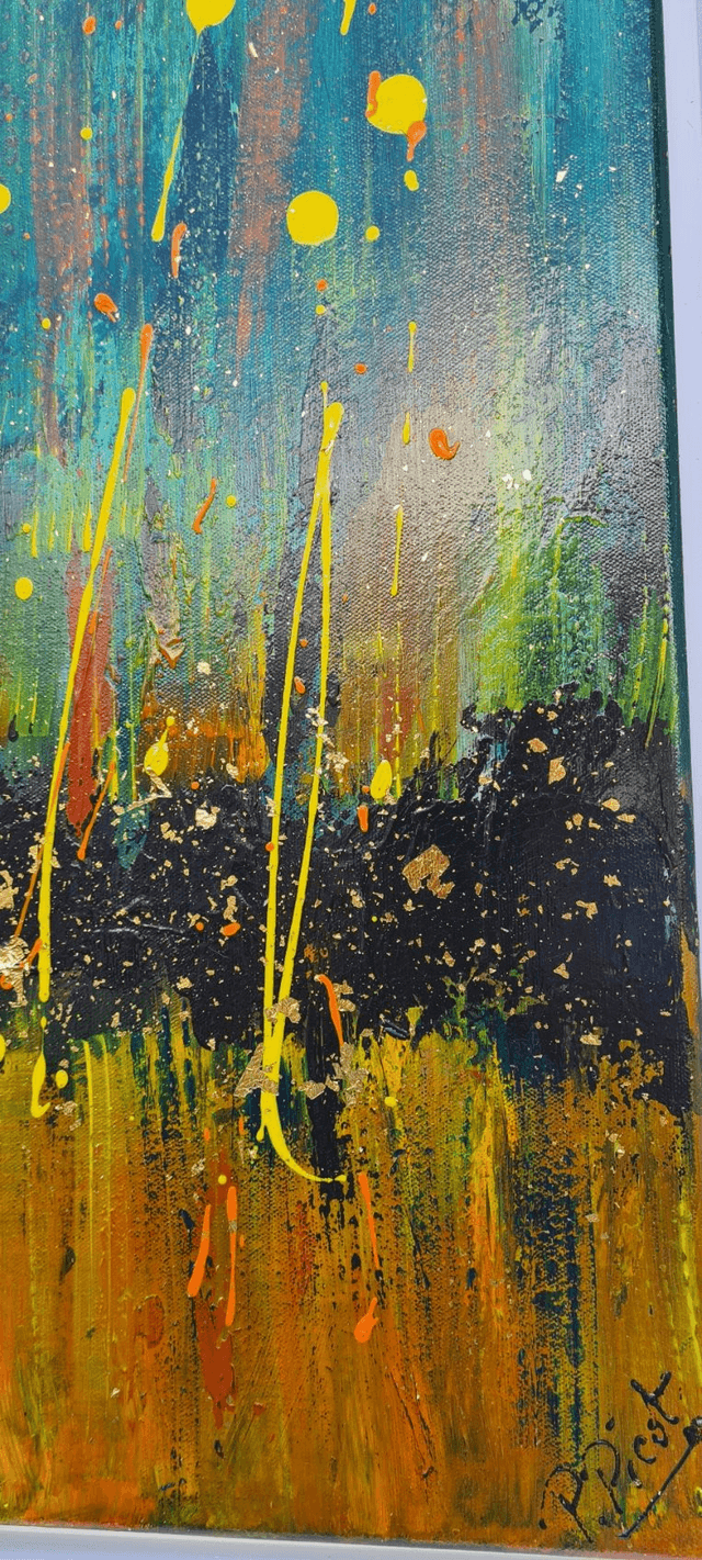 PYROTECHNIQUE 8 - 60 x 60 cm