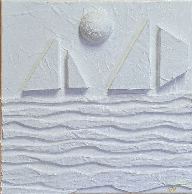Rêve blanc 1  (40x40)