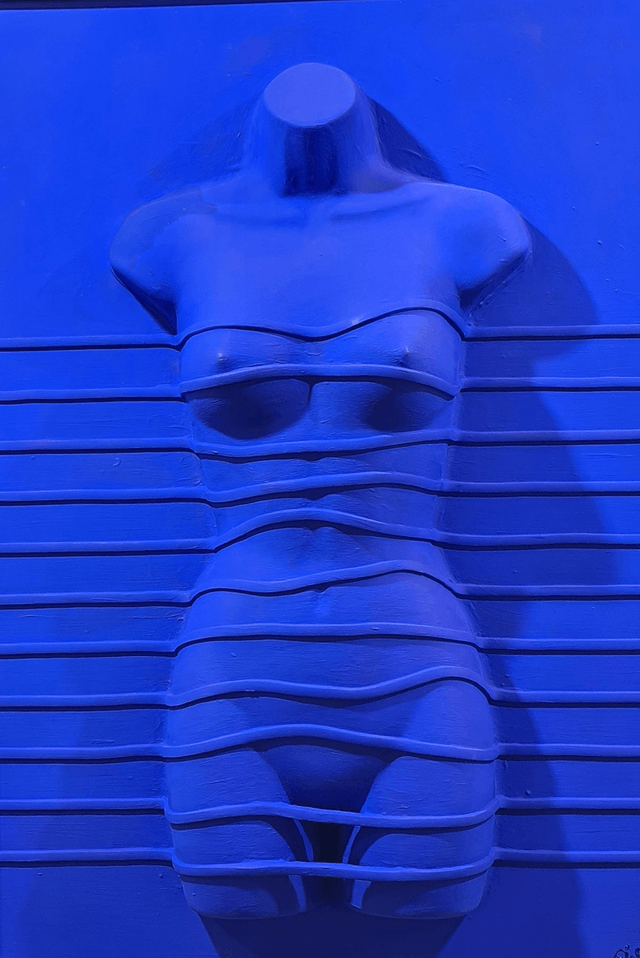THE BLUE WOMAN  - 70x100cm