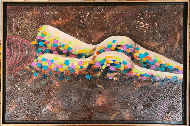 La femme nue couchée 100x65