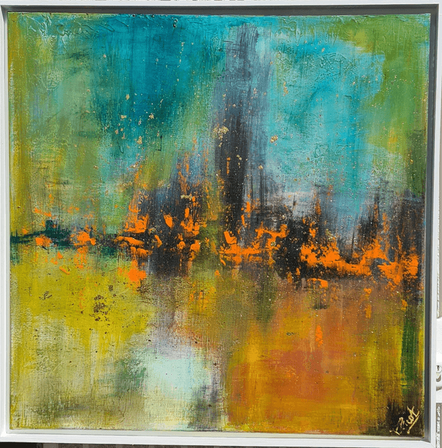 PYROTECHNIQUE 6 - 80 x 80 cm
