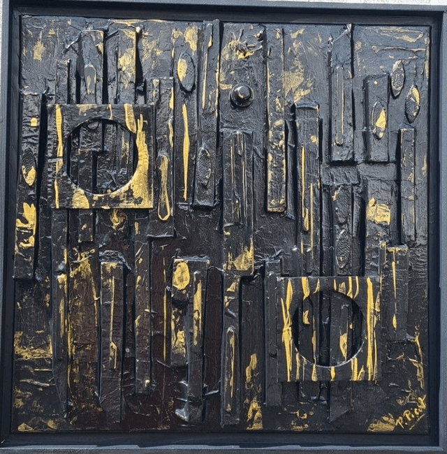 RV32-Rêve noir/or (60x60)