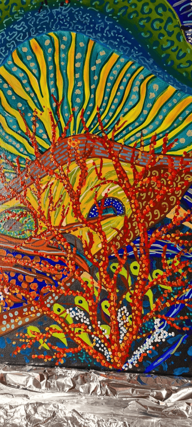 LES CORAUX   60x60cm
