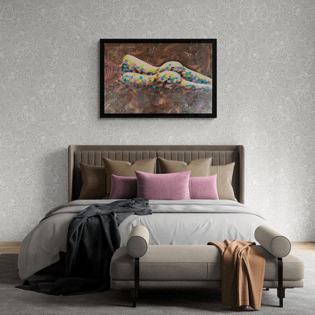 La femme nue couchée 100x65