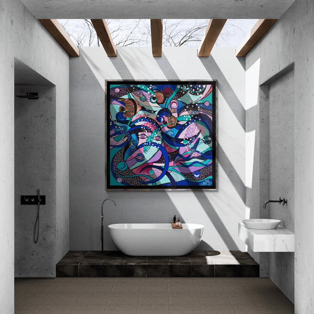 Les abysses XXL  100x100