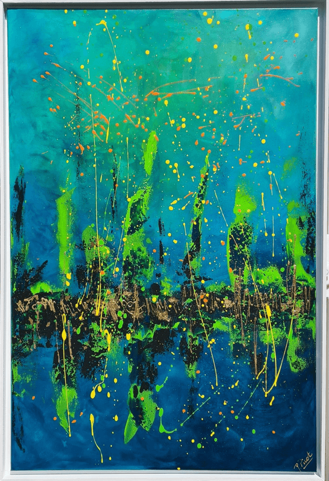 PYROTECHNIQUE 3 - 80 x 120 cm