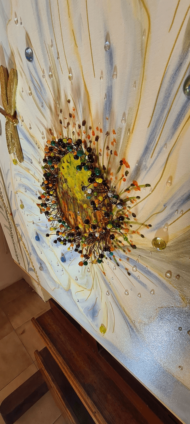 Les fleurs bleues 100x100