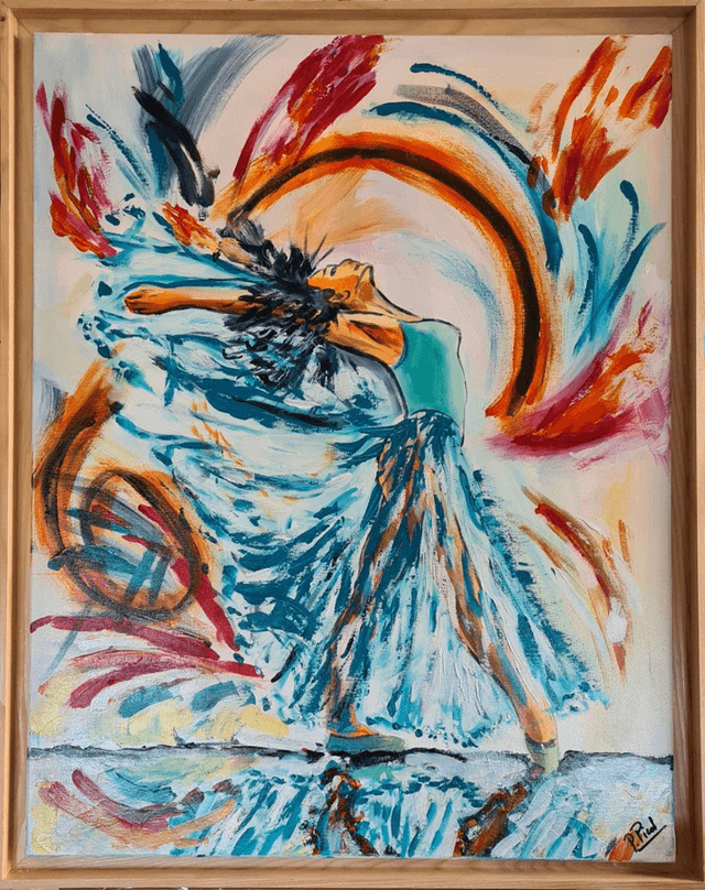 La danseuse au ruban 70x90