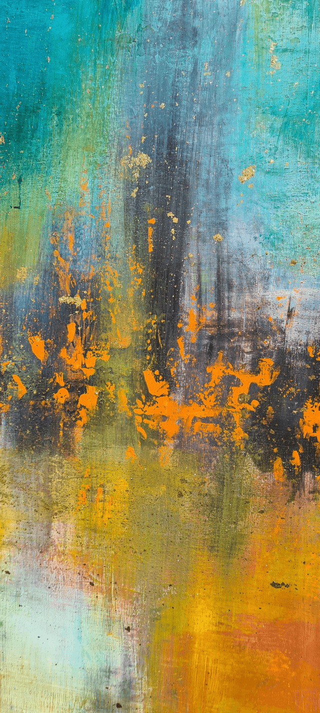 PYROTECHNIQUE 6 - 80 x 80 cm