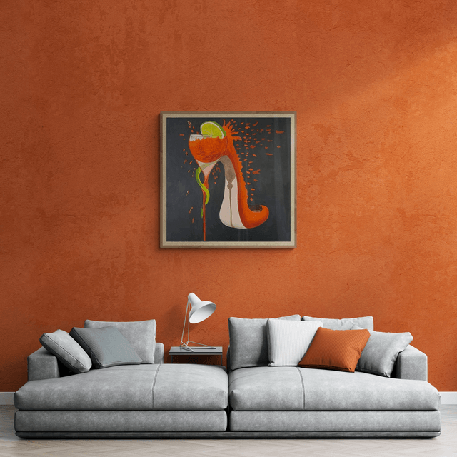 L'escarpin cocktail "spritz"  100x100