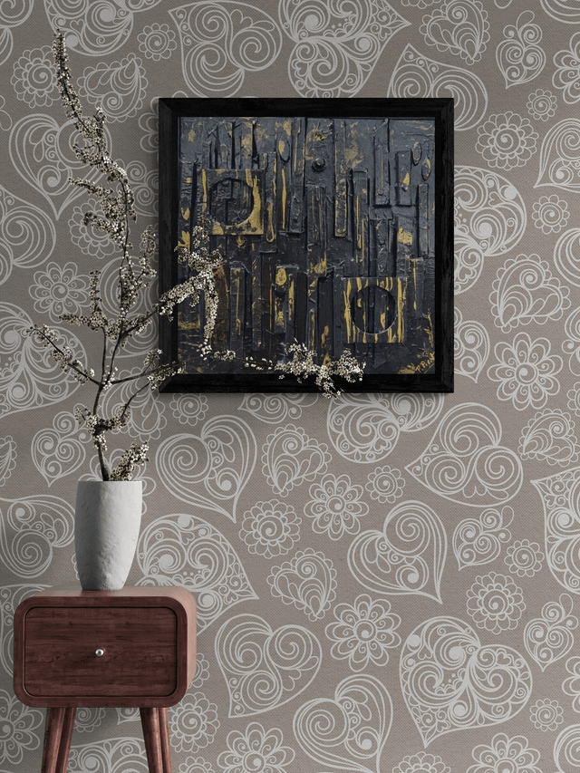 RV32-Rêve noir/or (60x60)