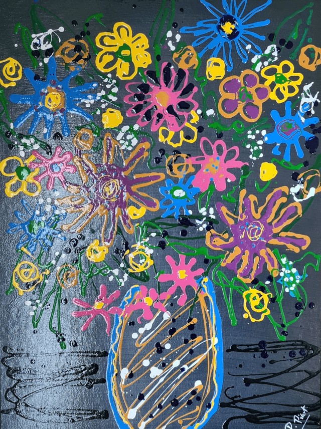 Le bouquet 60x80