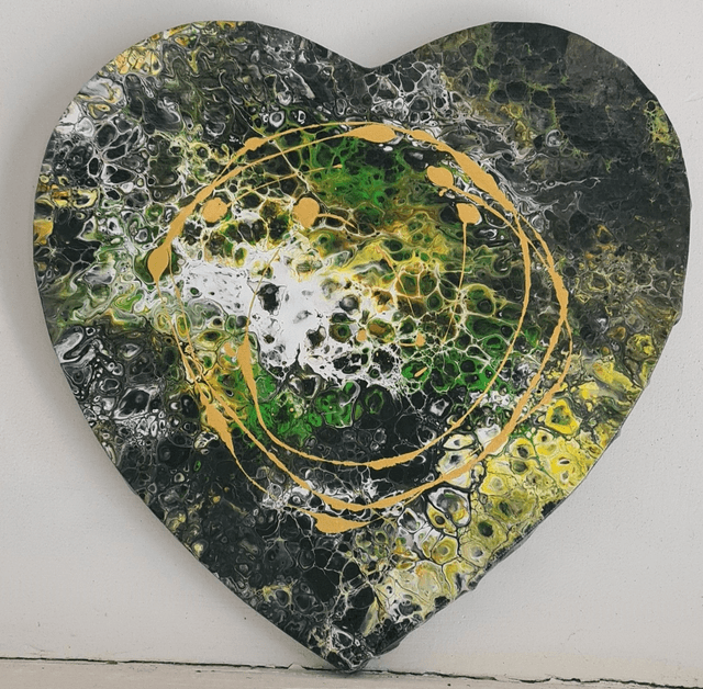 COEUR 6   (30x30cm)