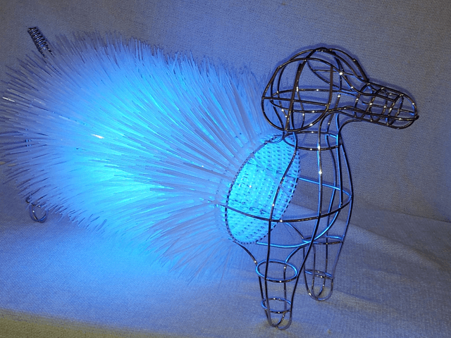 Lampe teckel  L60cm