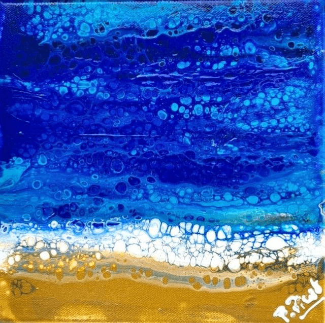 EAU 8  (20x20cm)