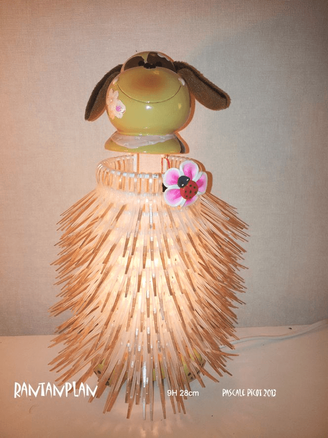 Lampe &quot;Rantanplan&quot;  H30cm