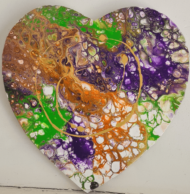 COEUR 5   (30x30cm)
