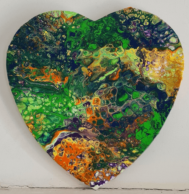 COEUR 3   (30x30cm)